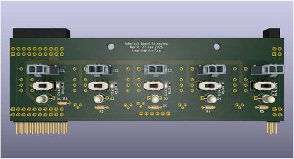 Input module for individual switch-type interlock sensors